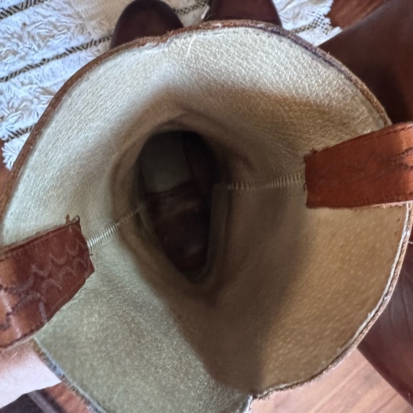 Vintage Frye Campus Boots Made in USA Distressed Leather Womens 7.5 - Picture 13 of 14